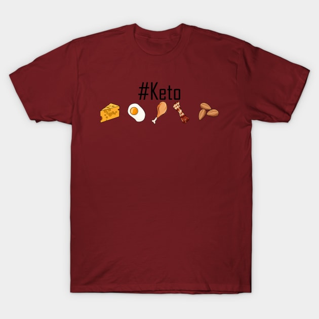 #Keto Food T-Shirt by ChaneyAtelier